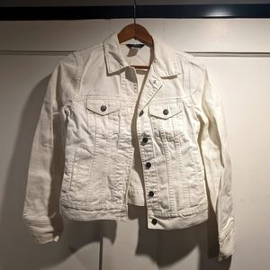 White denim jacket